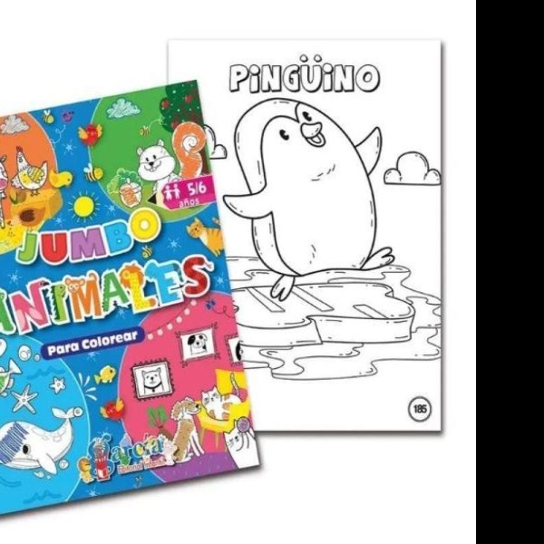 LIBRO PCOLOREAR JUMBO ACT ED ANIMALES GARCIA 1T 1213 C.48